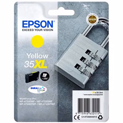 Immagine di Inkjet EPSON C13T35944010 giallo 20 ml