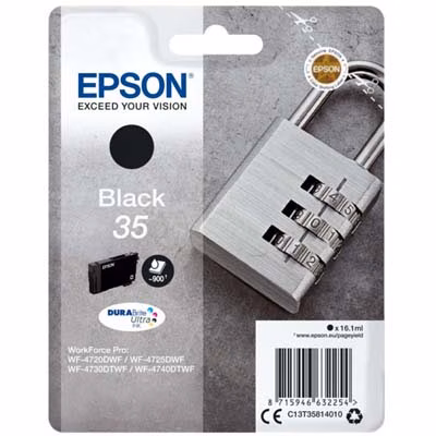 Immagine di Inkjet EPSON C13T35814010 nero 16 ml