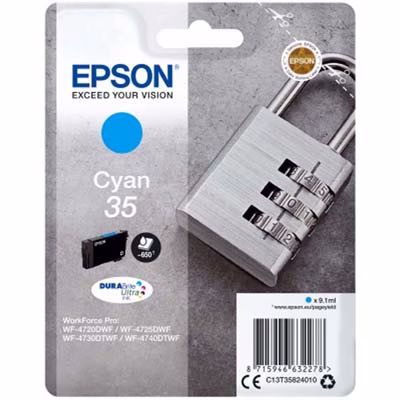 Immagine di Inkjet EPSON C13T35824010 ciano 9 ml
