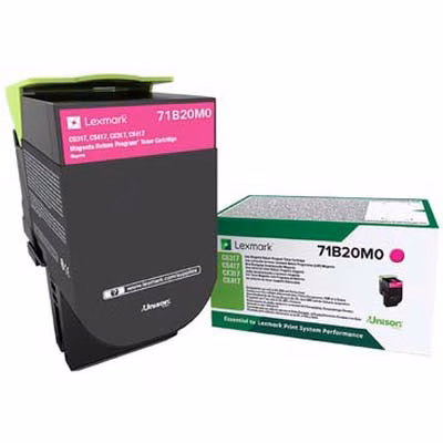 Immagine di Toner Laser return program LEXMARK 71B20M0 magenta 2300 copie