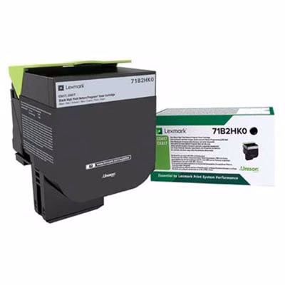 Immagine di Toner Laser return program lexmark 71b2hk0 nero 6000 copie