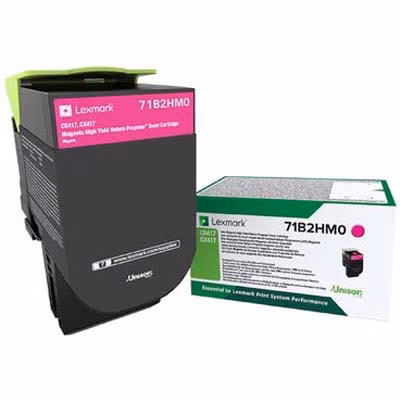 Immagine di Toner Laser return program lexmark 71b2hm0 magenta 3500 copie