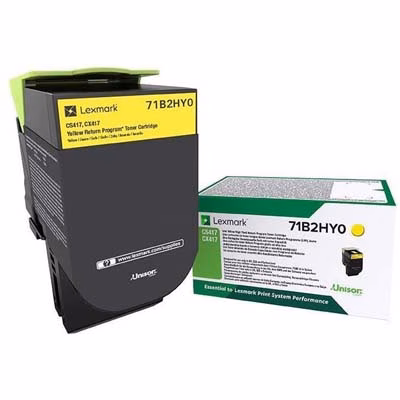 Immagine di Toner Laser lexmark 456y 71b2hy0 giallo 3500 copie