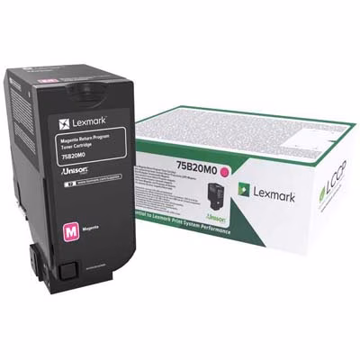 Immagine di Toner Laser return program LEXMARK 75B20M0 magenta 10000 copie