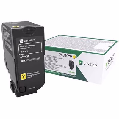 Immagine di Toner Laser return program LEXMARK 75B20Y0 giallo 10000 copie