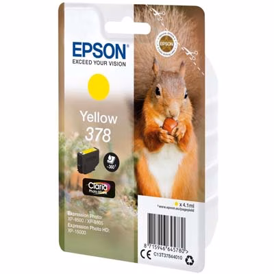 Immagine di Inkjet EPSON C13T37844010 giallo foto 360 copie