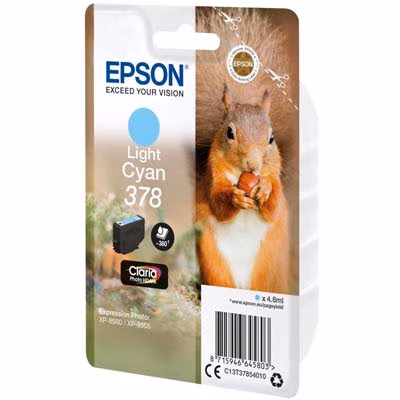 Immagine di Inkjet EPSON C13T37854010 ciano ch.foto 360 copie