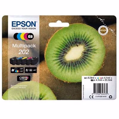Immagine di Multipack Inkjet EPSON C13T02E74010 nr+col 23,3 ml