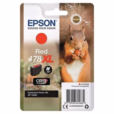 Immagine di Inkjet EPSON C13T04F54010 rosso 10,2 ml