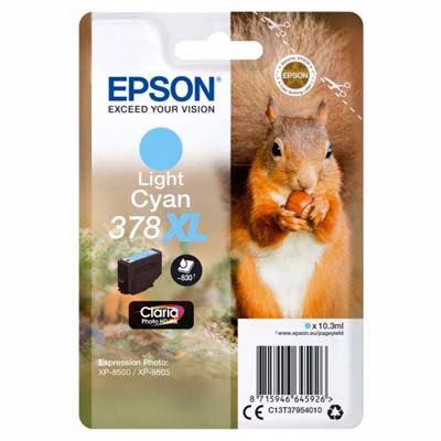 Immagine di Inkjet EPSON378XL C13T37954010 ciano chiaro 10,3 ml