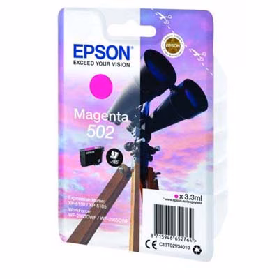 Immagine di Inkjet EPSON C13T02V34010 magenta 3,3 ml