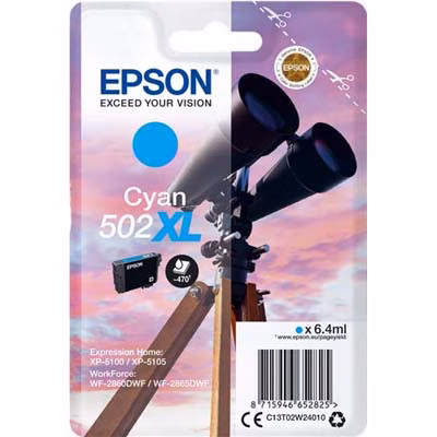 Immagine di Inkjet EPSON C13T02W24010 ciano 6,4 ml