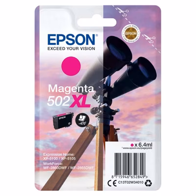Immagine di Inkjet EPSON C13T02W34010 magenta 6,4 ml