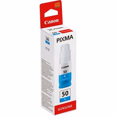 Immagine di Inkjet canon g1-50c 3403c001 ciano 7700 copie