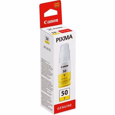 Immagine di Inkjet CANON G1-50Y 3405C001 giallo 7700 copie