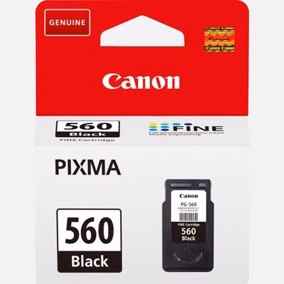 Immagine di Inkjet CANON PG-560 3713C001 nero 180 copie