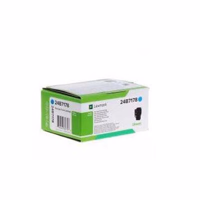 Immagine di Toner Laser return program LEXMARK 24B7178 ciano 6000 copie
