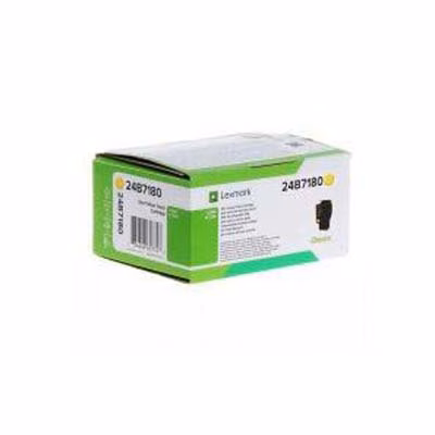 Immagine di Toner Laser return program LEXMARK 24B7180 giallo 6000cop
