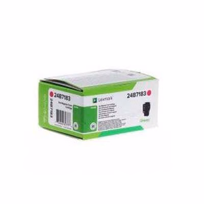 Immagine di Toner Laser return program LEXMARK 24B7183 magenta 6000c
