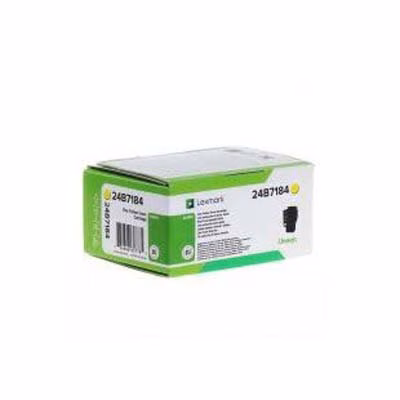 Immagine di Toner Laser return program LEXMARK 24B7184 giallo 6000cop