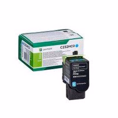 Immagine di Toner Laser return program LEXMARK C232HC0 ciano 2300cop