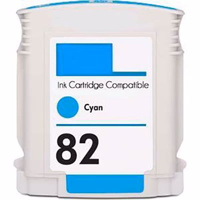 Immagine di Inkjet rigenerato HP 82 C4911A ciano