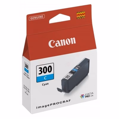 Immagine di Inkjet canon pfi-300c 4194c001 ciano 14 ml