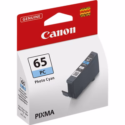 Immagine di Inkjet CANON CLI-65PC 4220C001 ciano foto 12,6 ml