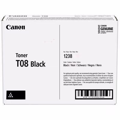 Immagine di Toner Laser CANON T08 3010C006 nero 11000 copie