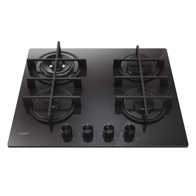 Immagine di Piano cottura gas vetro Nero CANDY CVG6BR4WTB 33803483