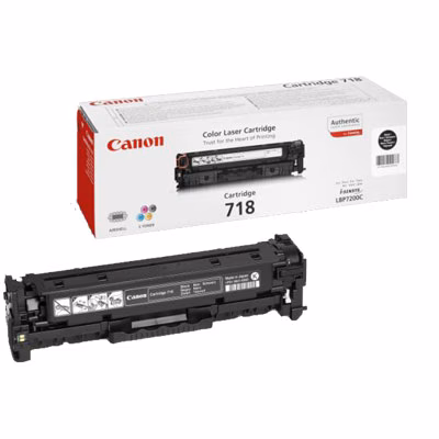Immagine di Toner Laser CANON CRG 718 BK 2P 2662B005 nero 6800 copie