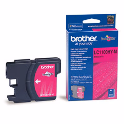 Immagine di Inkjet BROTHER LC-1100HY M magenta 750 copie