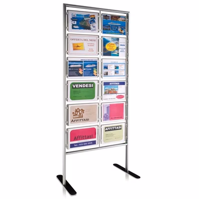 Immagine di Struttura porta avvisi orizzontali 12TO 75x180