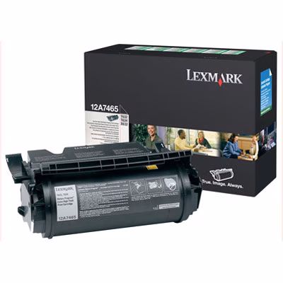 Immagine di Toner Laser return program LEXMARK 12a7465 nero 32000 copie