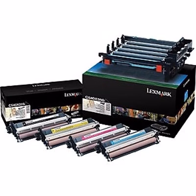 Immagine di Imaging kit LEXMARK C540X74G nero+col. 30000 copie