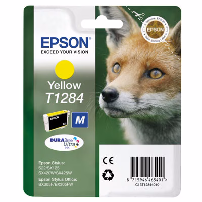 Immagine di Inkjet EPSON C13T12844012 giallo 175 copie