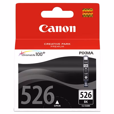 Immagine di Serbatoio Inkjet CANON CLI-526BK 4540B001 nero