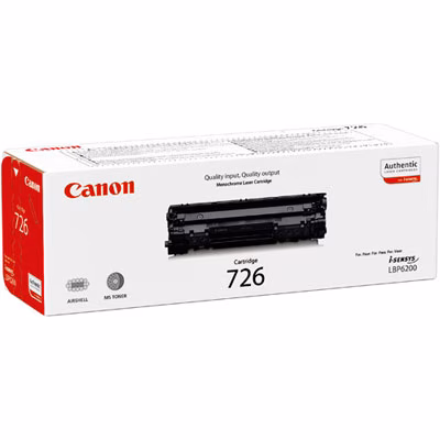 Immagine di Toner Laser CANON CRG-726 3483B002 nero 2100 copie