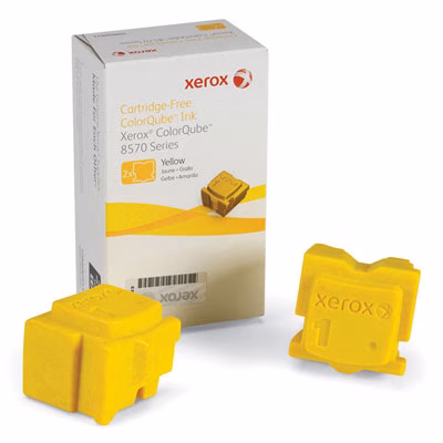 Immagine di Kit 2 solid ink XEROX 108R00933 giallo 4400 copie
