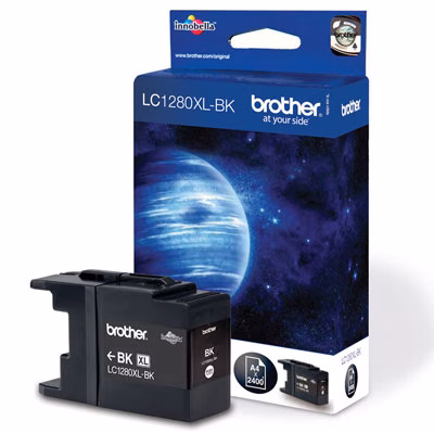 Immagine di Inkjet BROTHER LC-1280XL-BK nero 2400 copie