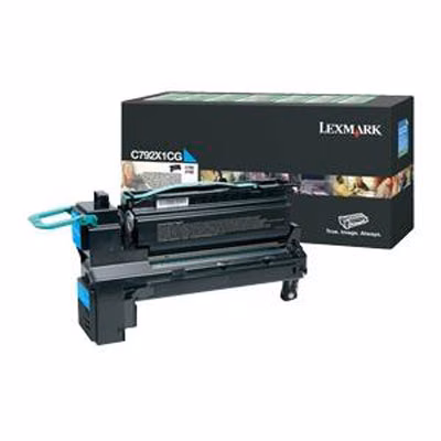 Immagine di Toner Laser return program LEXMARK C792X1CG ciano 20000 copie
