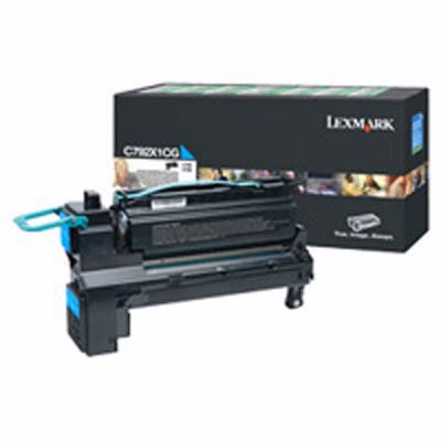Immagine di Toner Laser return program LEXMARK X792X1CG ciano 20000 copie