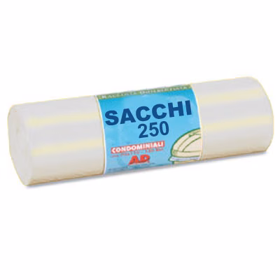 Immagine di Sacchetto rifiuti cm 70x110 110 litri 60 µ colore bianco