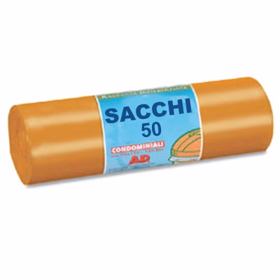 Immagine di Sacchetto rifiuti cm 70x110 110 litri 60 µ colore marrone