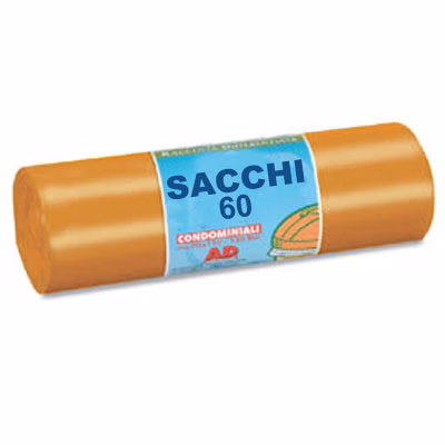Immagine di Sacchetto rifiuti cm 70x110 110 litri 60 µ colore marrone