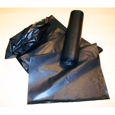 Immagine di Sacchetto rifiuti cm 55x60 30 litri 30 µ colore nero