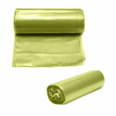 Immagine di Sacchetto rifiuti cm 55x60 30 litri 30 µ colore giallo