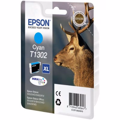 Immagine di Inkjet EPSON C13T13024012 ciano 765 copie