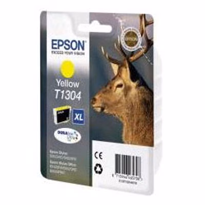 Immagine di Inkjet EPSON C13T13044012 giallo 765 copie