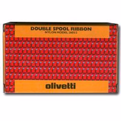 Immagine di Nastro OLIVETTI 80406 nero/rosso